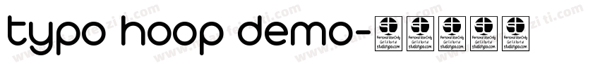 typo hoop demo字体转换